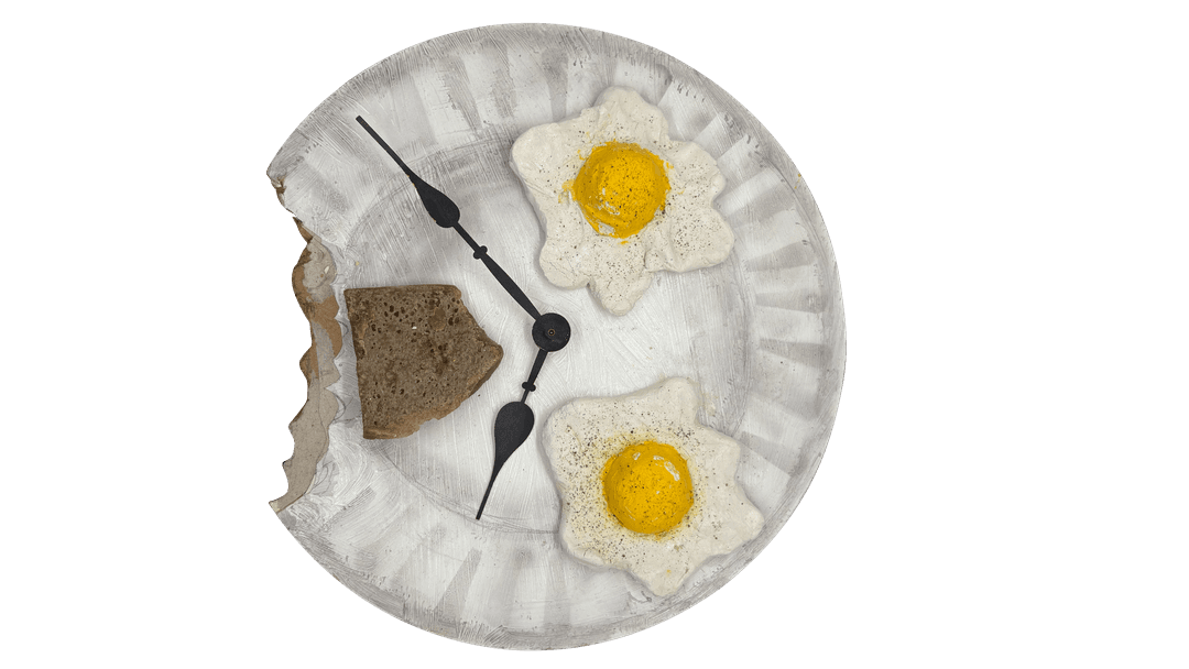 Eggs and Toast Clock