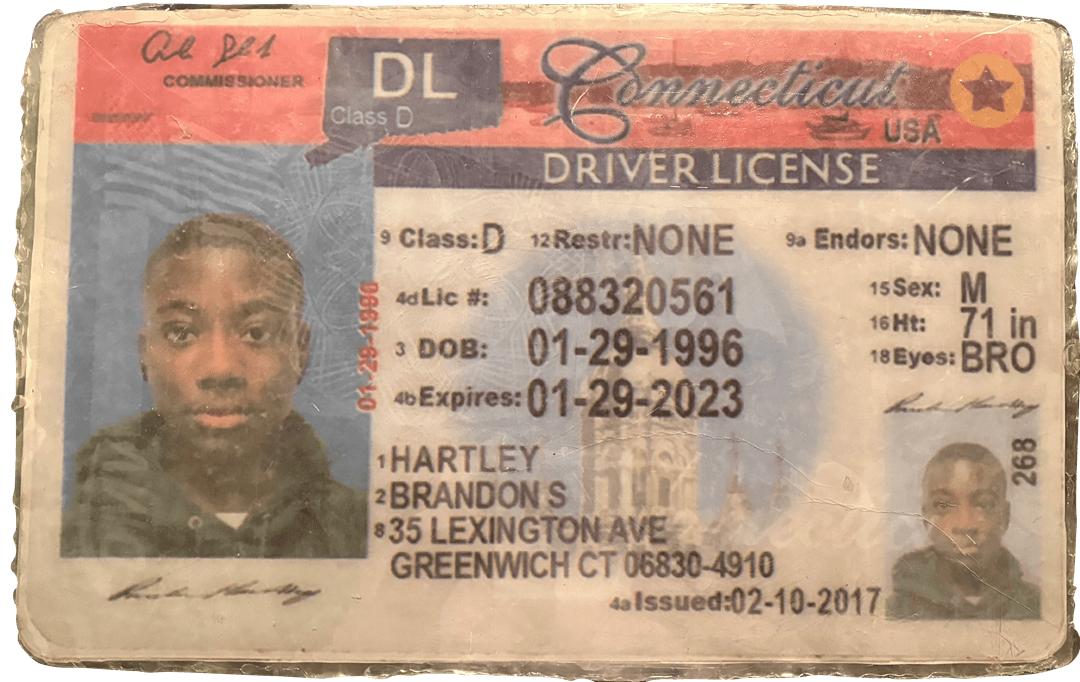 Giant fake ID