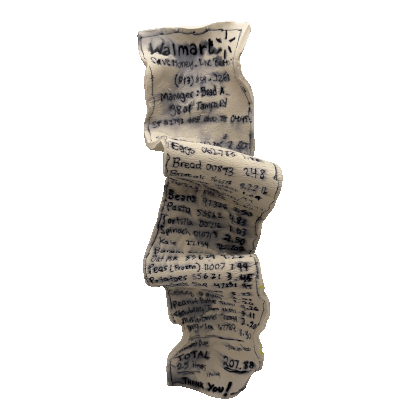 Walmart Receipt