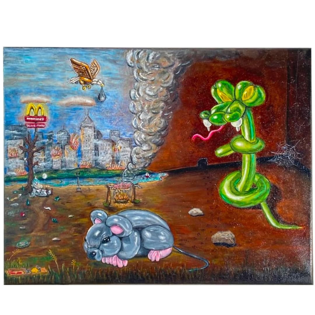 Cynic (bird, snake, rat, trap)
